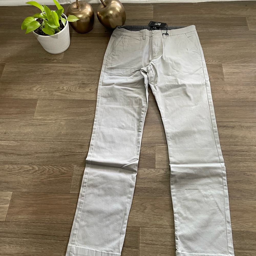Light Gray Casual Pants